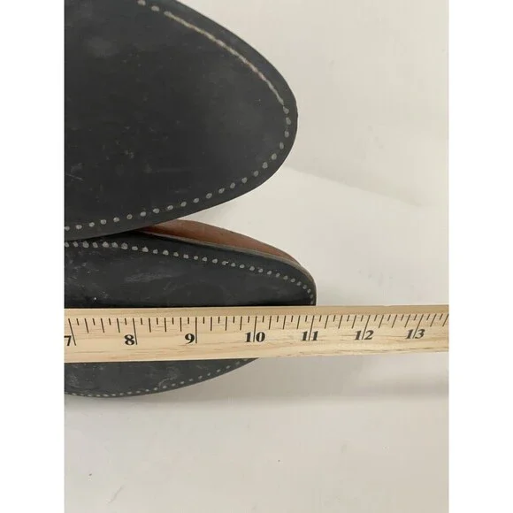 Vintage Mason Western Brown Leather Cowboy Boot Size 10 - 10.5 USA